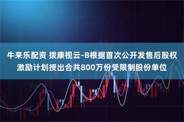 牛来乐配资 拨康视云-B根据首次公开发售后股权激励计划授出合共800万份受限制股份单位